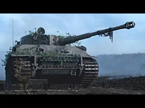 Adegan pertempuran tank dalam film Fury