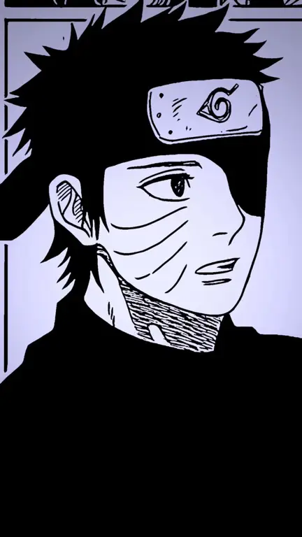 Gambar panel manga pertarungan terakhir Obito Uchiha