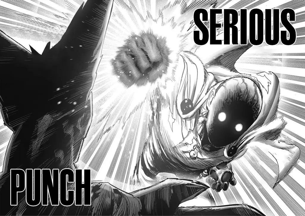 Pertarungan Saitama vs Garou yang epik