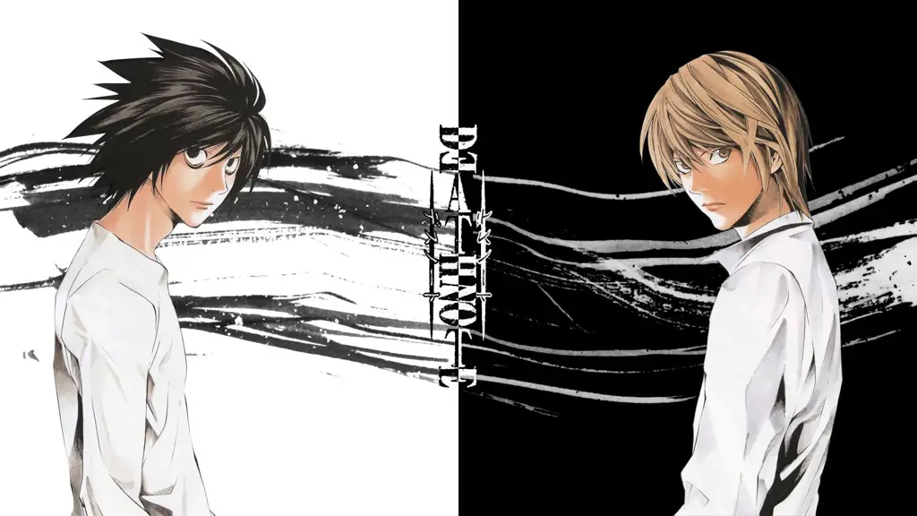 Light Yagami dan L, karakter utama Death Note