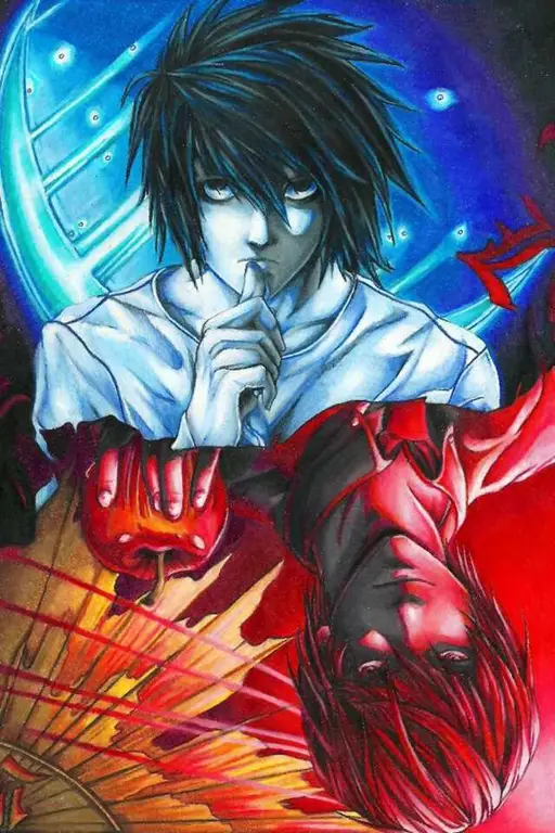 Light Yagami dan L, tokoh utama Death Note