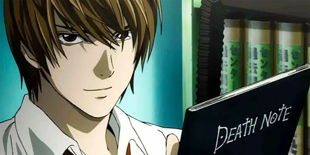 Gambar Light Yagami dan L dalam Death Note