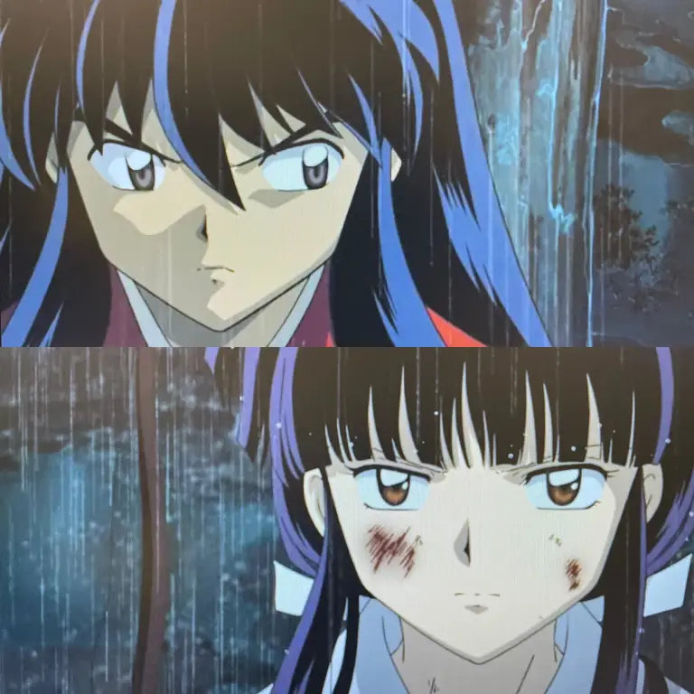 Inuyasha dan Kagome bertemu untuk pertama kalinya