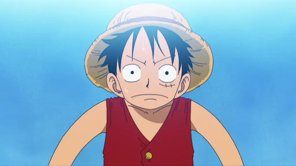 Luffy dan Kiku bertemu dalam sebuah adegan di One Piece episode 93