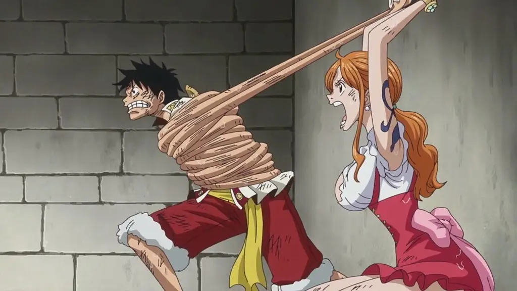 Luffy bertemu Nami untuk pertama kalinya