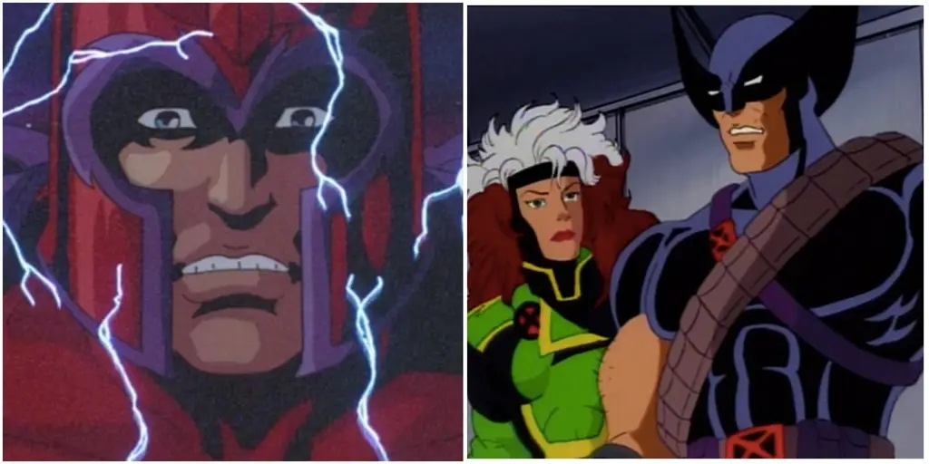 Gambar Magneto dan Profesor X dalam X-Men: The Animated Series