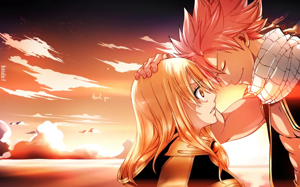 Natsu dan Lucy dari Fairy Tail