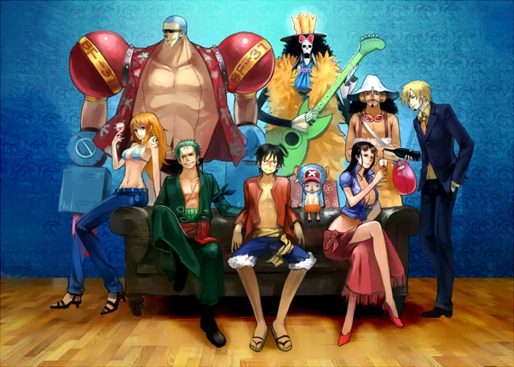 Foto sekelompok penggemar One Piece