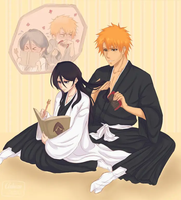 Ichigo Kurosaki dan Rukia Kuchiki bertemu untuk pertama kalinya