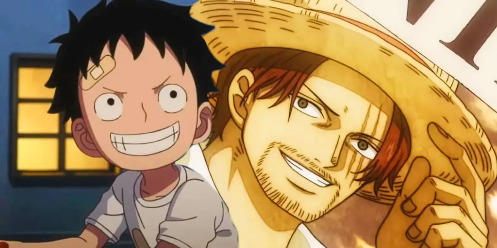 Luffy muda bertemu Shanks untuk pertama kalinya