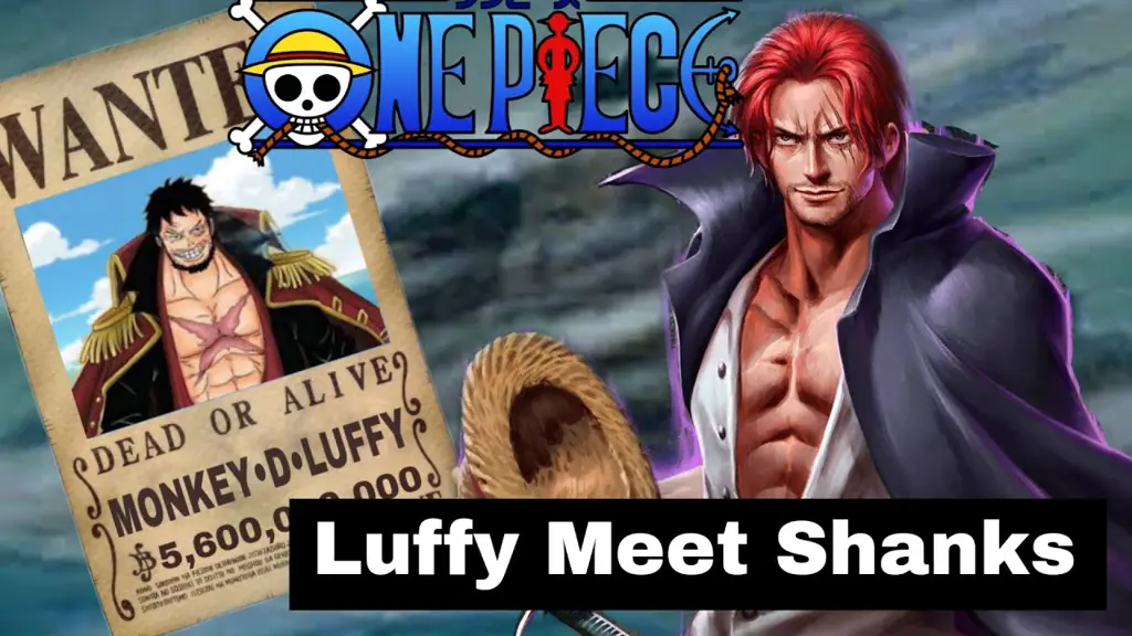 Luffy kecil bertemu Shanks di desa Foosha