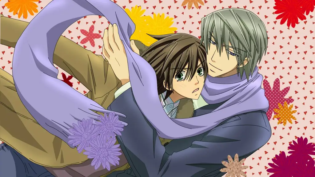 Gambar Misaki dan Usami dari Junjou Romantica