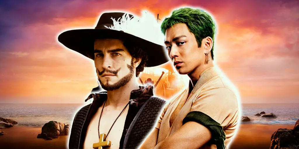 Gambar Zoro dan Mihawk