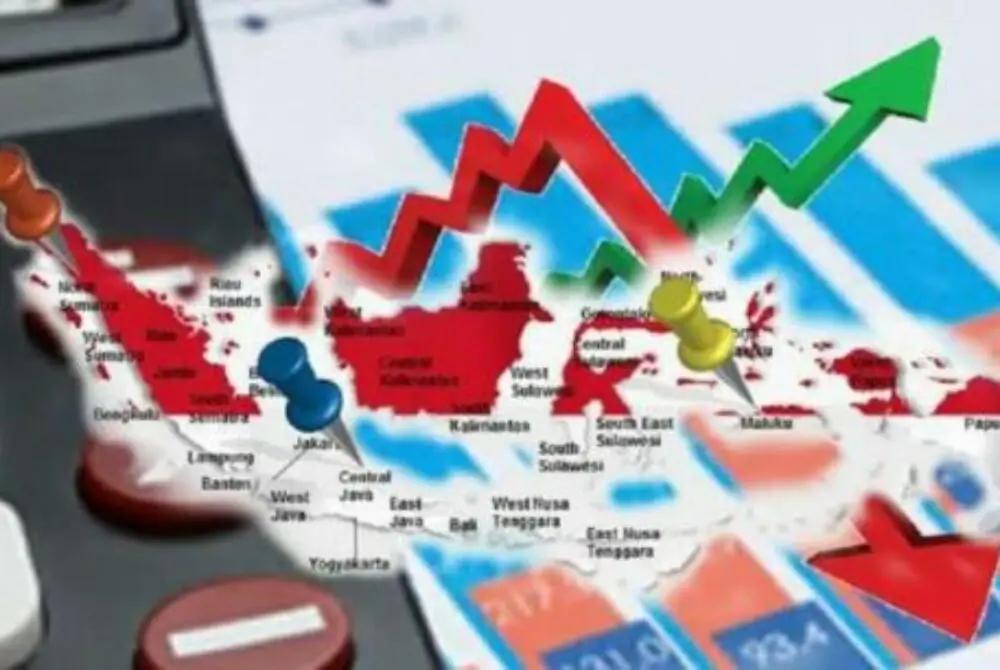 Grafik pertumbuhan ekonomi Indonesia