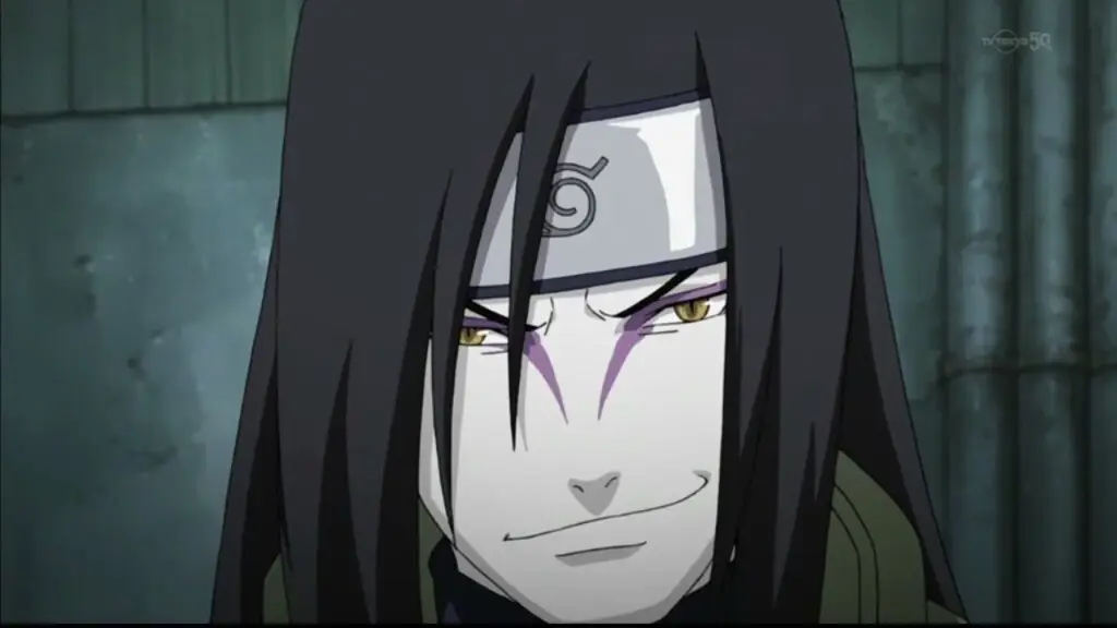 Orochimaru yang tampak merenung dan berubah