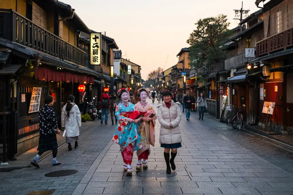 Gambar Geisha di Kyoto