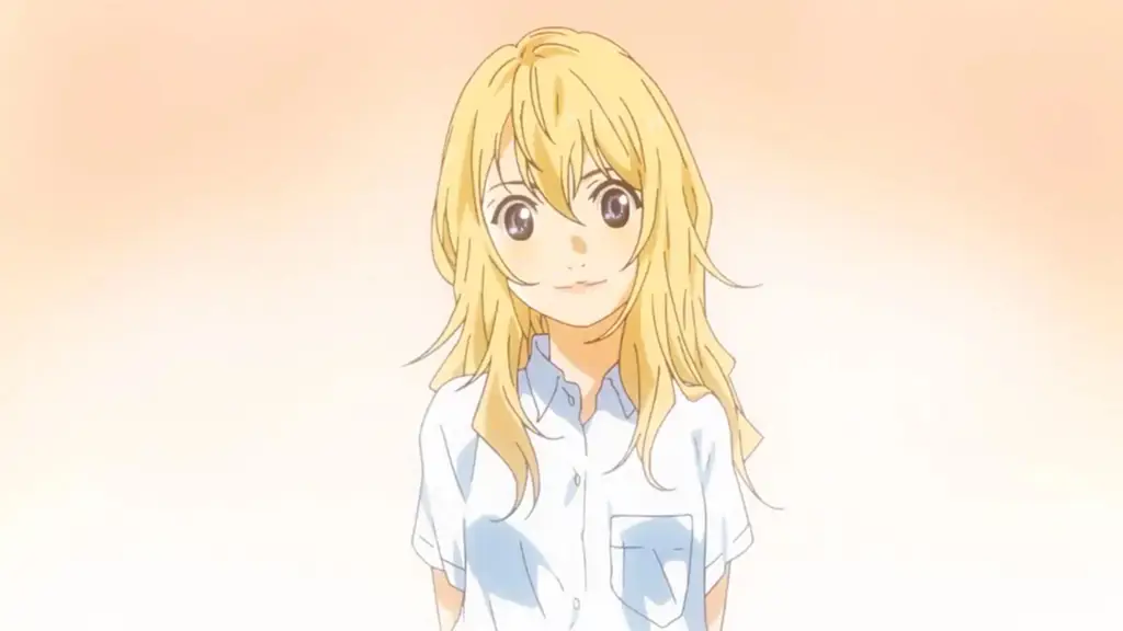 Karakter Kaori Miyazono di Shigatsu wa Kimi no Uso