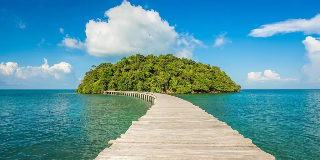 Gambar pantai-pantai indah di Kamboja