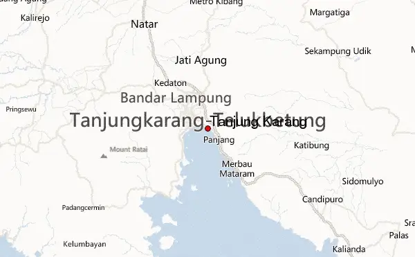 Peta prakiraan cuaca Bandar Lampung