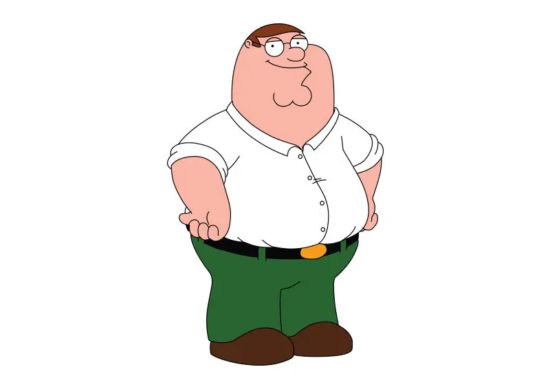 Gambar Peter Griffin, tokoh utama Family Guy