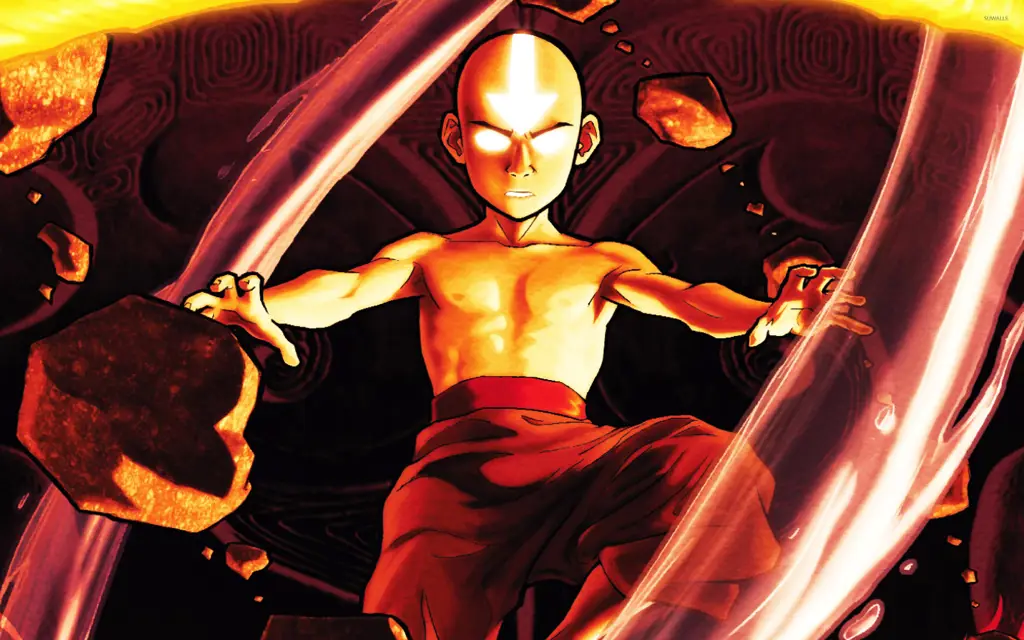 Aang, Avatar dari serial animasi