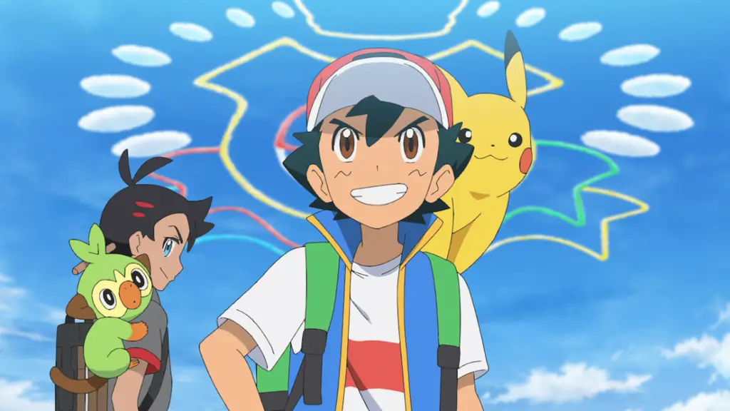 Gambar Ash Ketchum dalam perjalanannya di tahun 2019