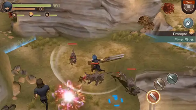 Petualangan di Dunia Game Screenshot dari game RPG fantasi