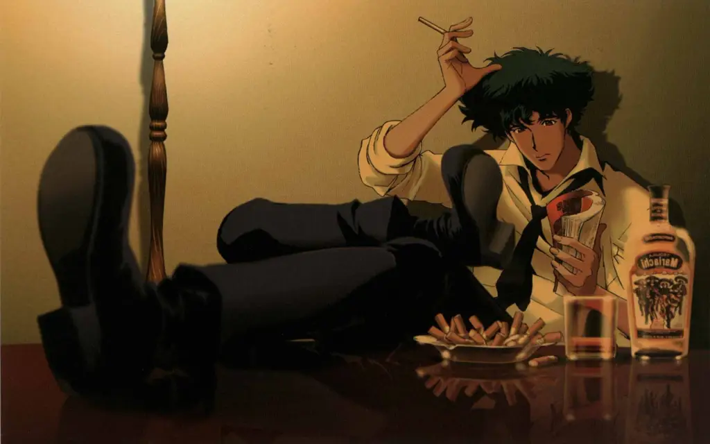 Screenshot dari anime Cowboy Bebop