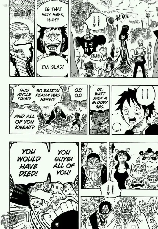 Gambar adegan anime One Piece arc Zou