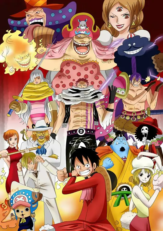 Petualangan di Whole Cake Island Kru Topi Jerami di Whole Cake Island