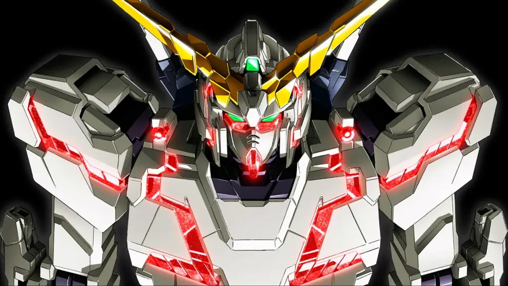 Cuplikan adegan dari anime Mobile Suit Gundam Unicorn