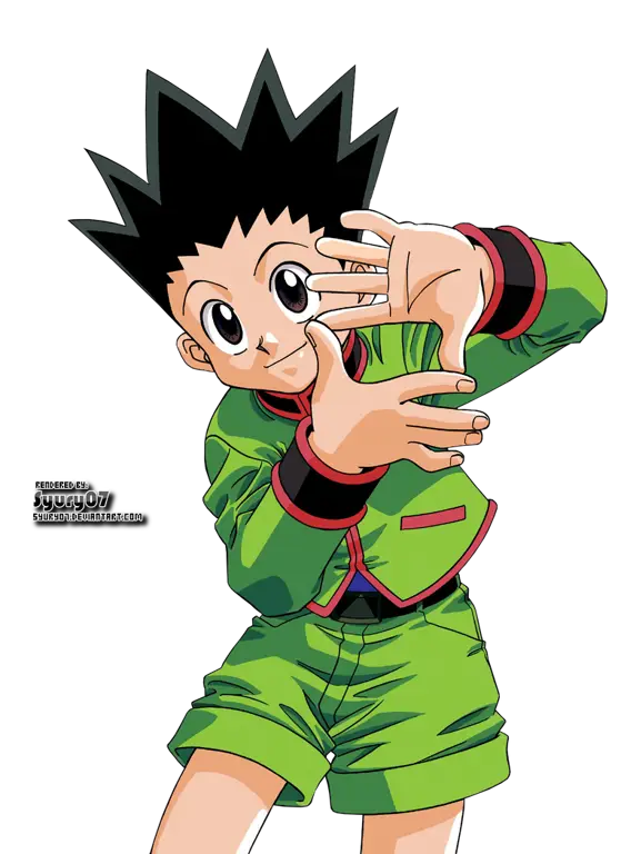 Gambar Gon Freecs, karakter utama Hunter x Hunter