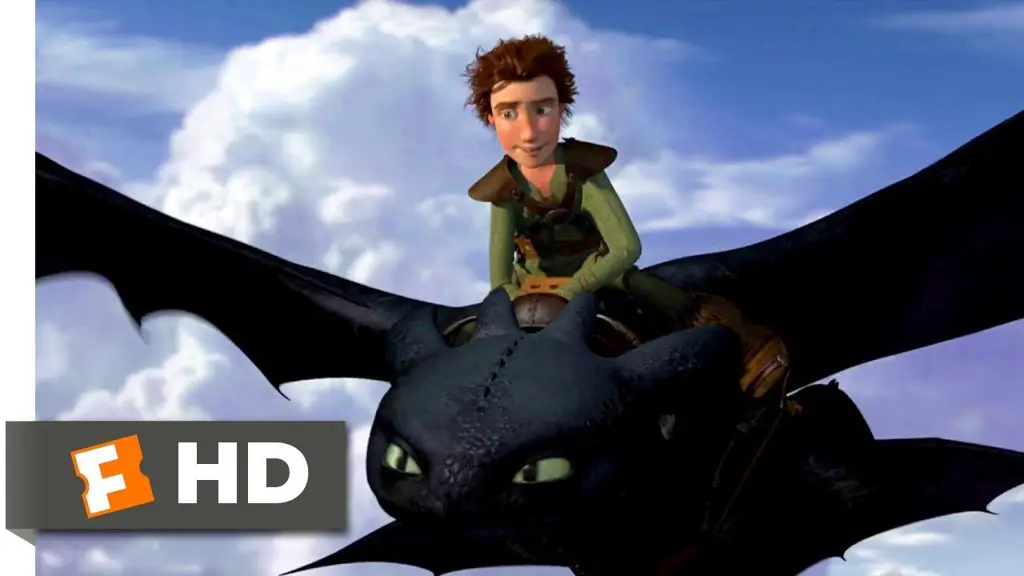 Gambar Hiccup dan Toothless dalam How to Train Your Dragon 3