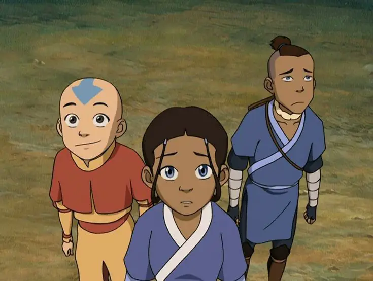 Katara dan Sokka, saudara kandung Aang