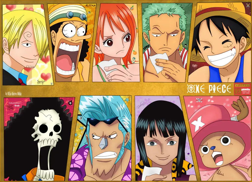 Gambar kru Topi Jerami One Piece