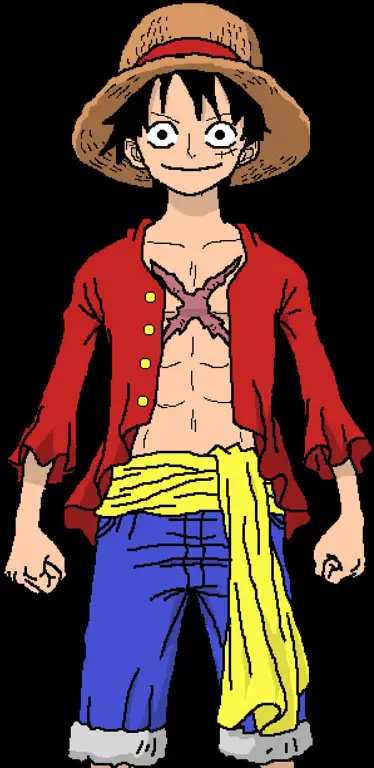 Gambar Luffy, karakter utama One Piece