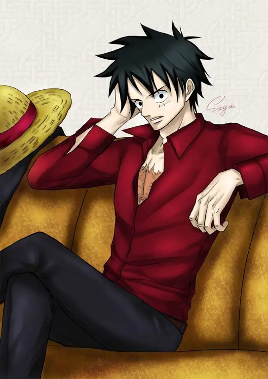 Gambar Monkey D Luffy dari One Piece