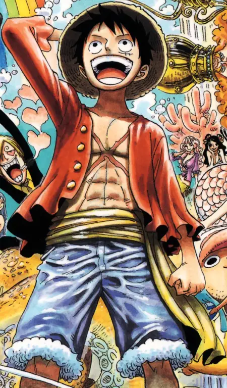 Gambar Monkey D. Luffy di One Piece