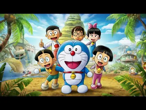 Peta harta karun bergaya Doraemon