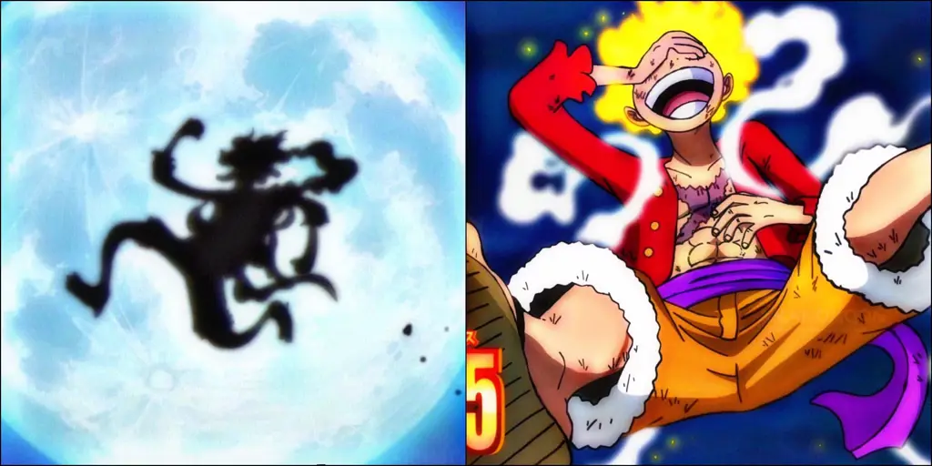 Gambar yang menampilkan arc Wano dalam One Piece.