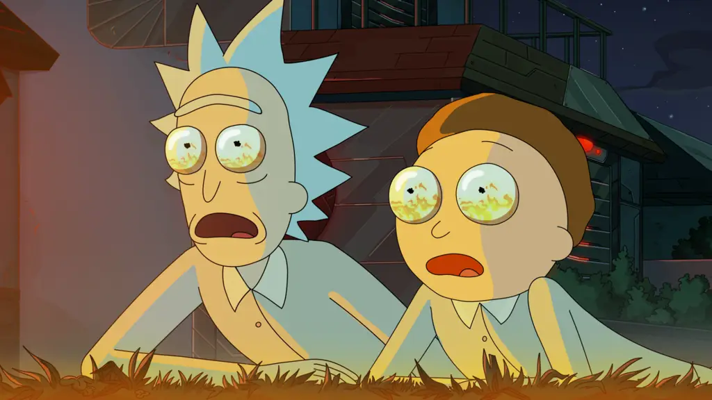 Rick dan Morty dalam sebuah adegan