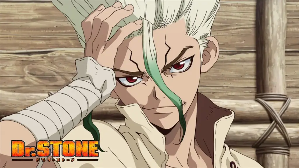 Adegan anime Dr. Stone yang menegangkan