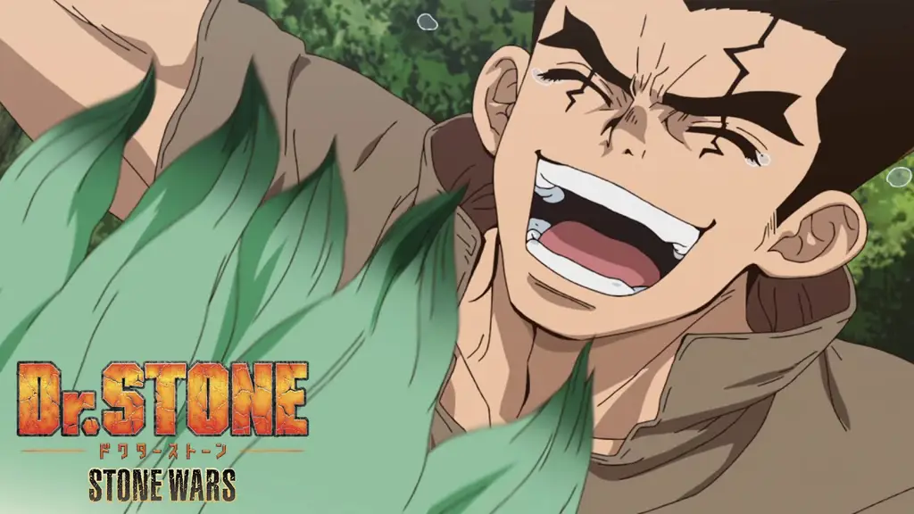 Senku dan Taiju dalam Dr. Stone