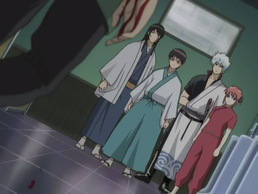 Cuplikan adegan dari episode pertama Gintama