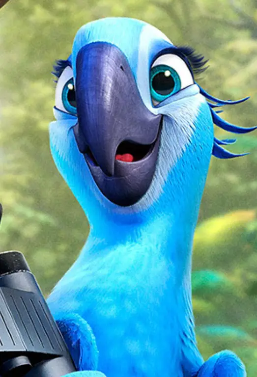 Gambar Blu dan Jewel dalam film Rio 2