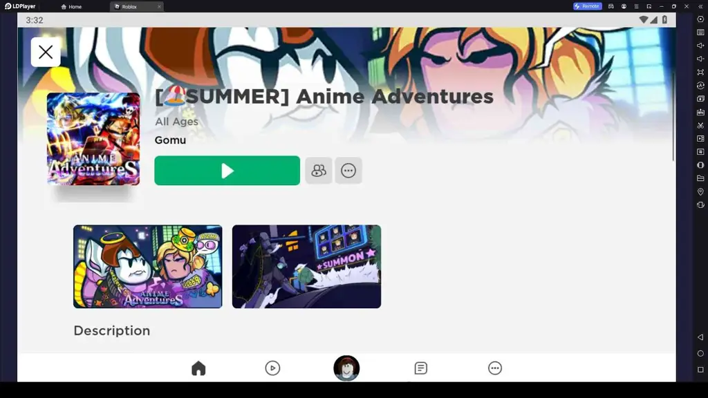 Gameplay Anime Adventures Roblox