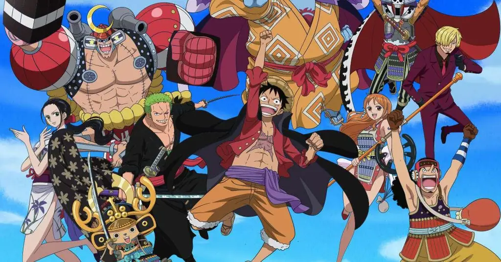 Gambar Luffy dan kru Topi Jerami