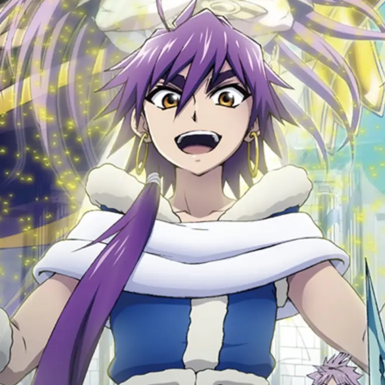 Gambar Sinbad dalam anime Magi