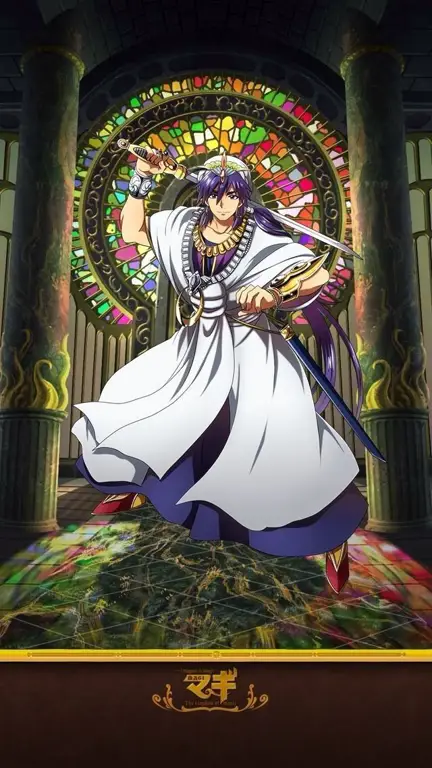 Adegan aksi dari anime Sinbad Magi