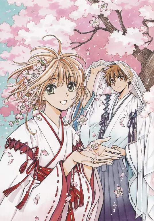 Syaoran dan Sakura dalam Tsubasa: Reservoir Chronicle